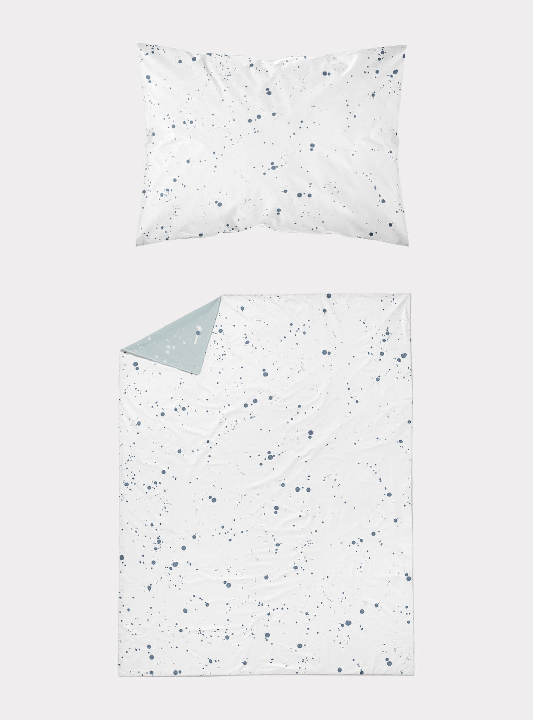 Set of Duvet cover + pillowcase Blue Cosmos (90 cm bed)