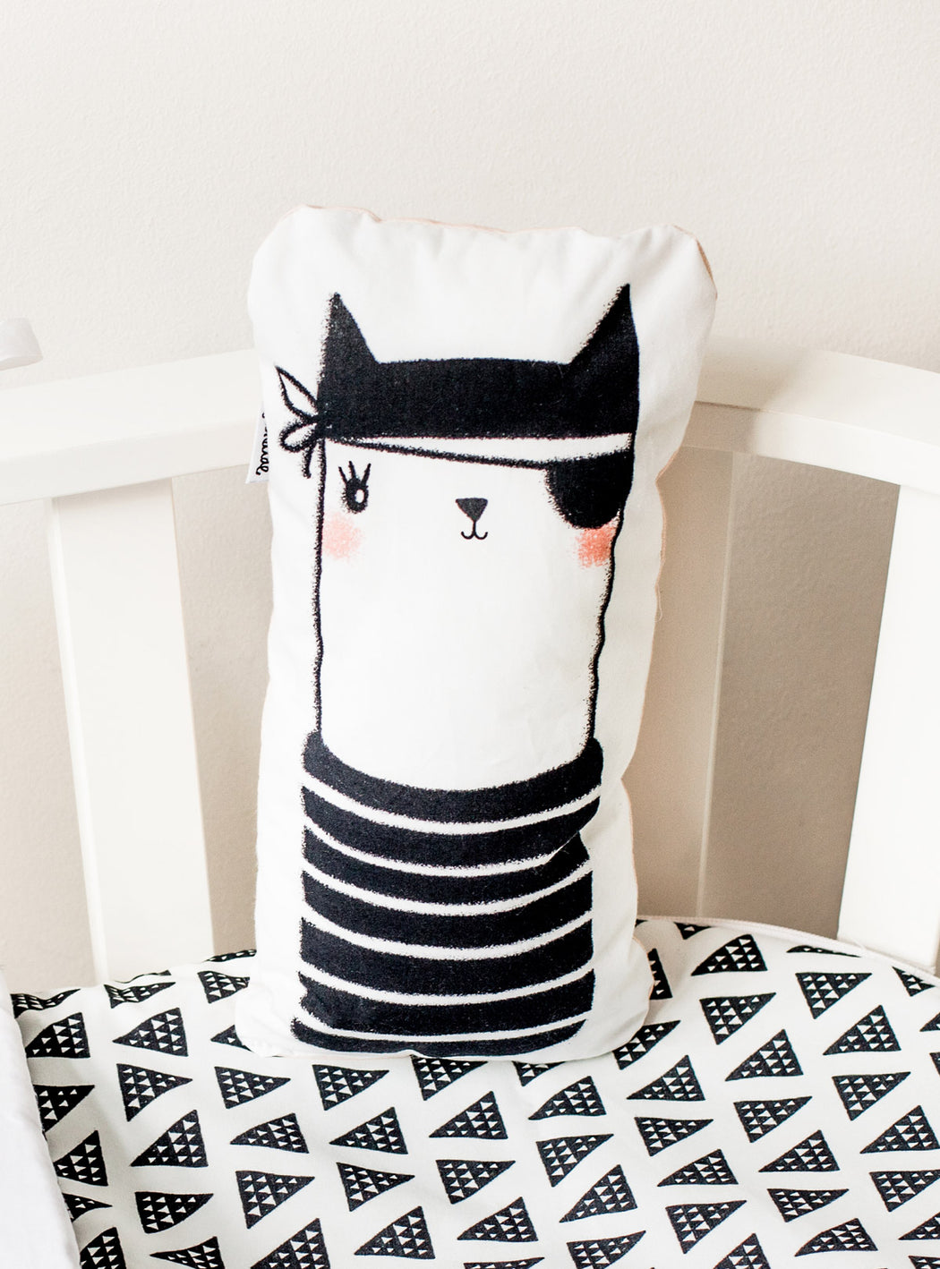 Pirate Kitten Decorative Cushion