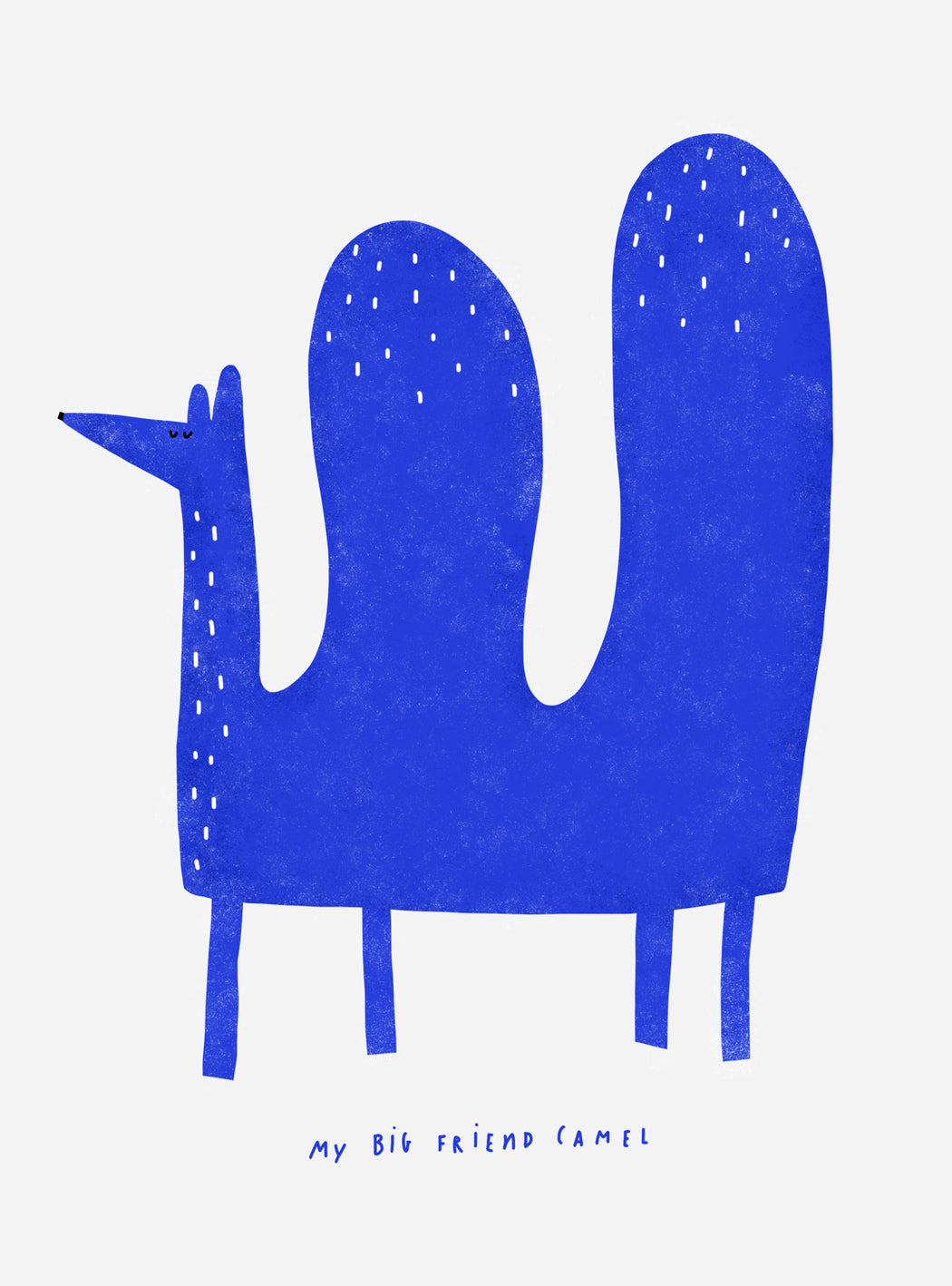 "My big friend Camel” Blue Print