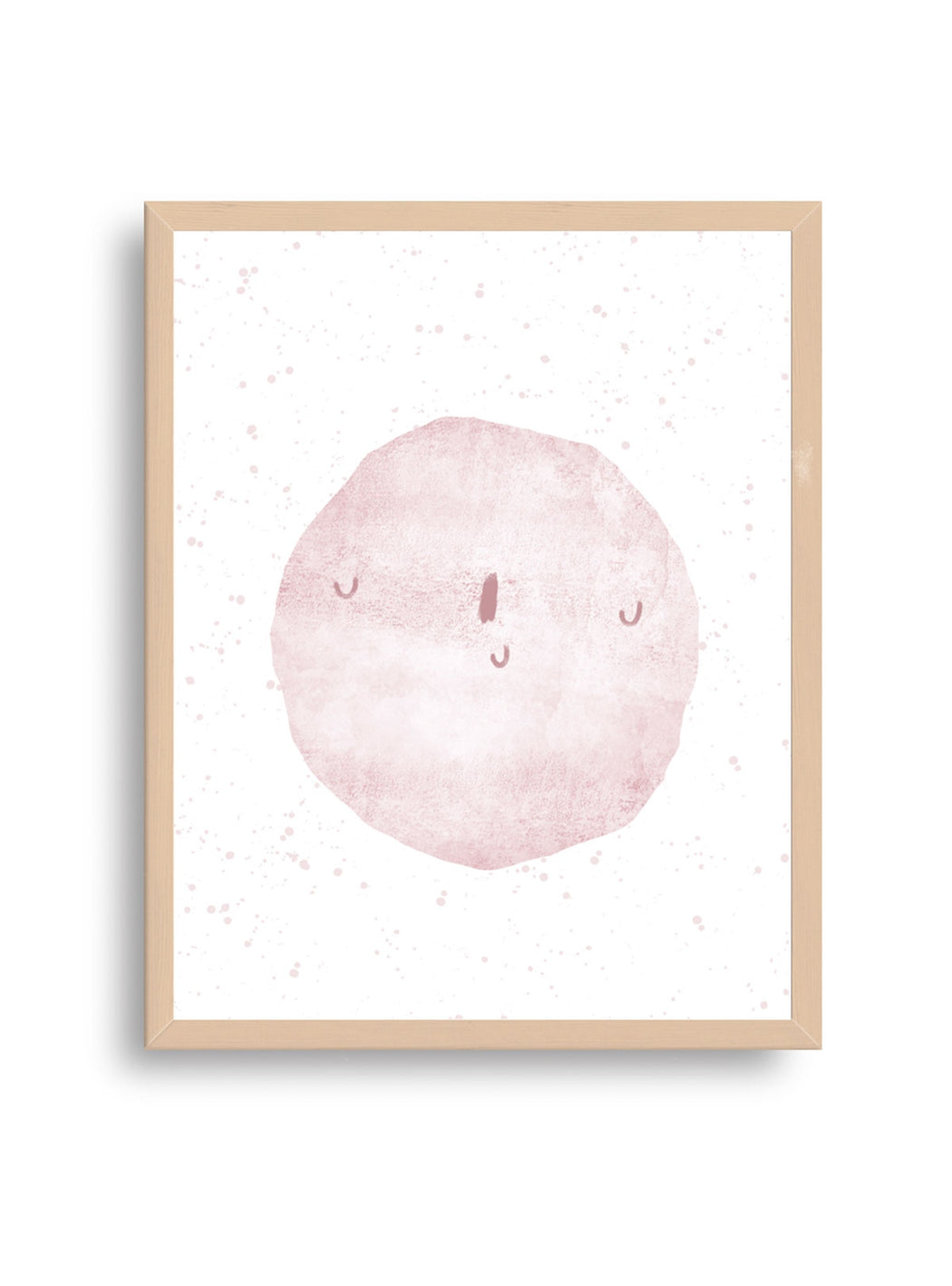 “Sleeping Moon” Pink Print
